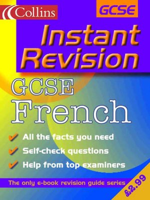 cover image of Instant Revision: GCSE French